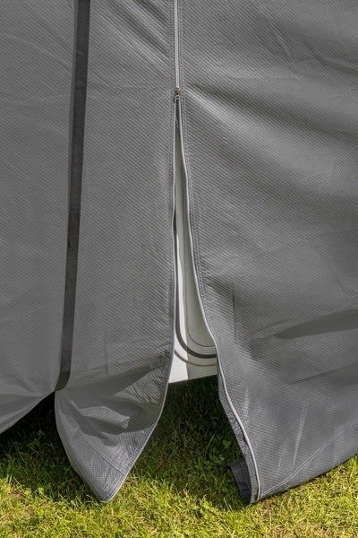 Reisemobil Schutzhülle L750cm B240cm H270cm, grau, TYVEK