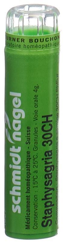 SCHMIDT-NAGEL Staphysagria 30 CH<br>4 g, Granulat