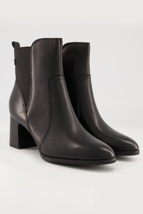 Tamaris Leder-Stiefeletten, Wechselfußbett, recycelt