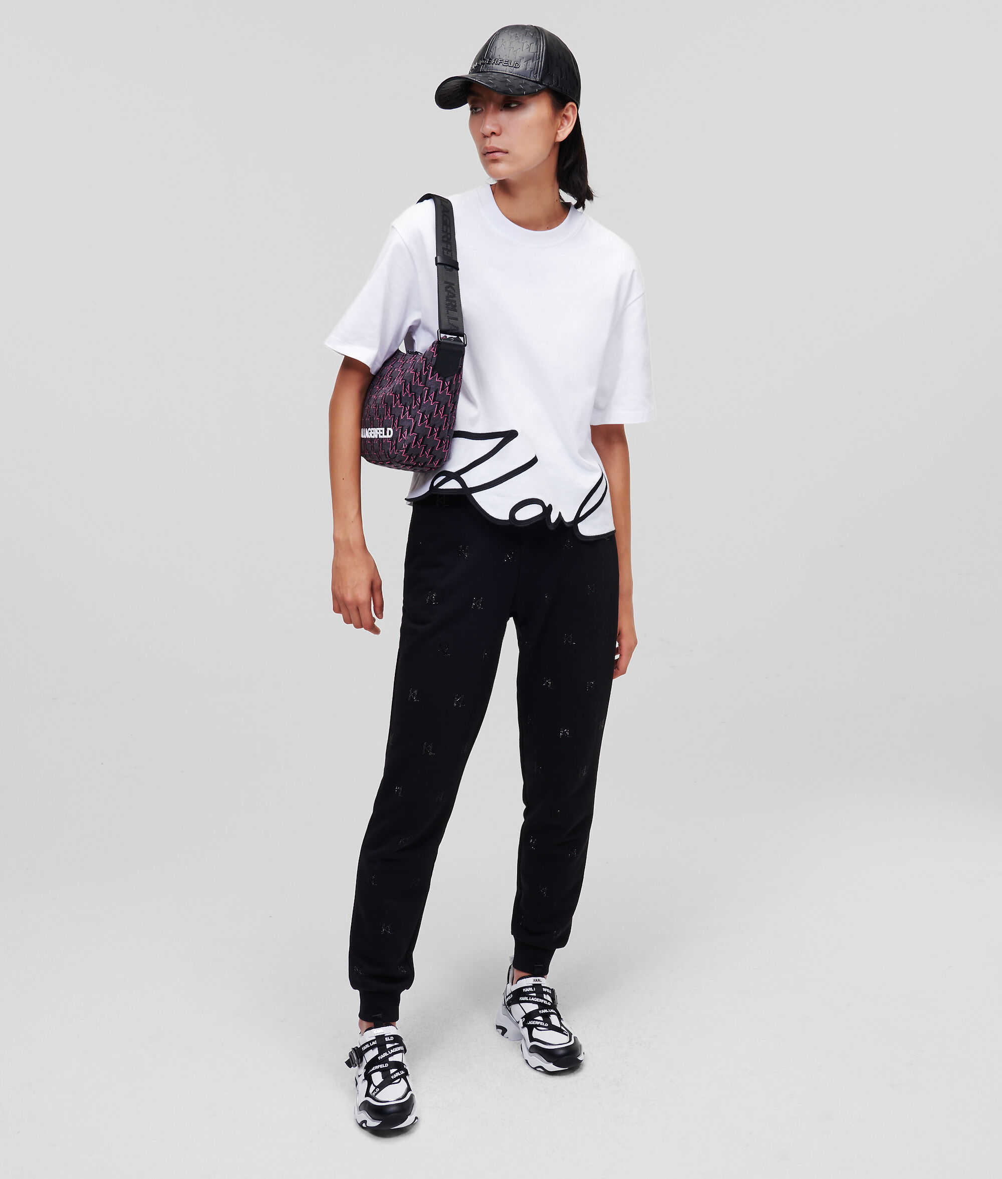 T-SHIRT OURLET KARL SIGNATURE