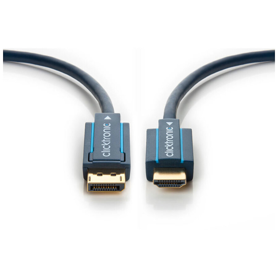 Clicktronic câble DisplayPort / HDMI (1 mètre)