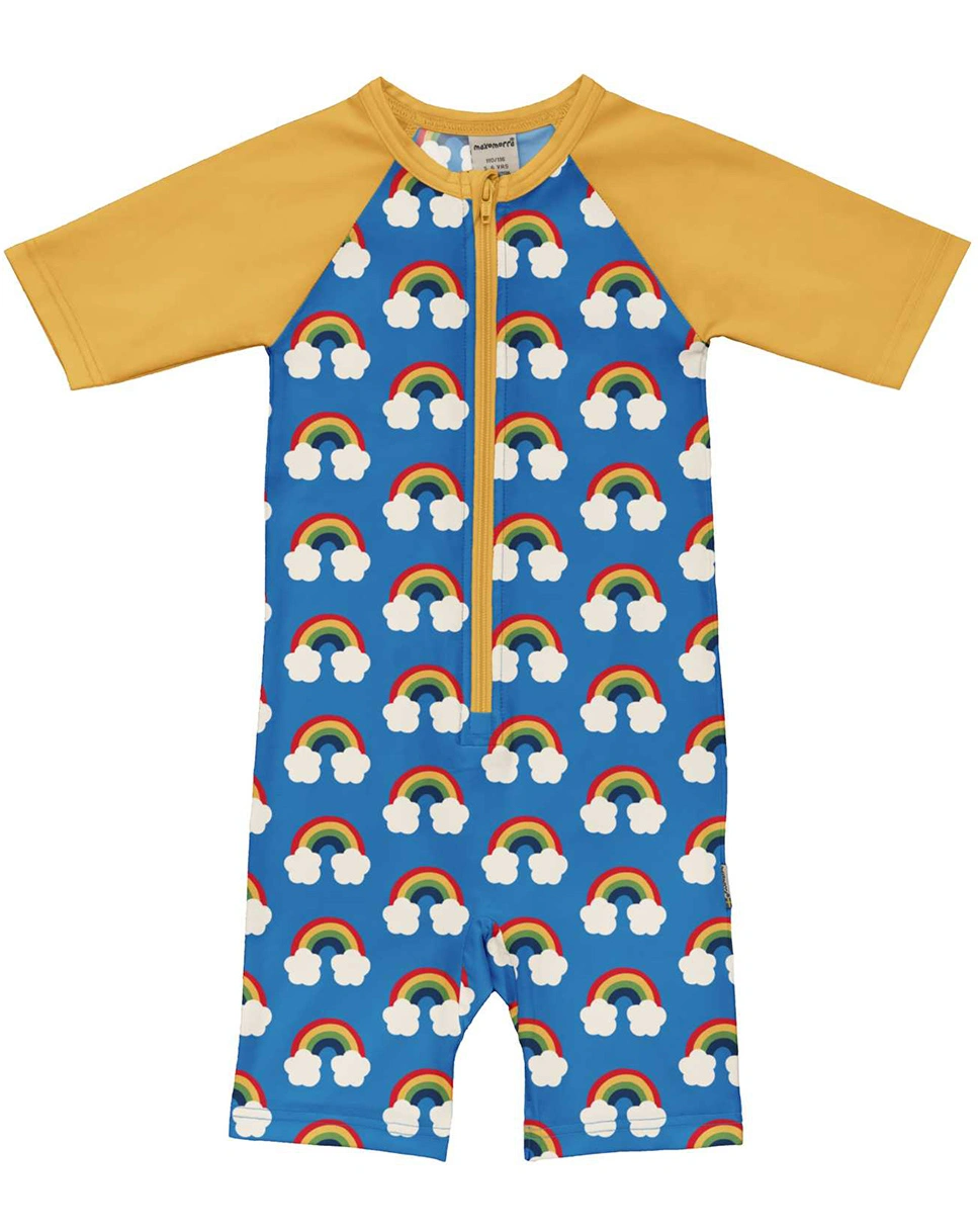 Schwimmanzug kurz RAINBOW in blau