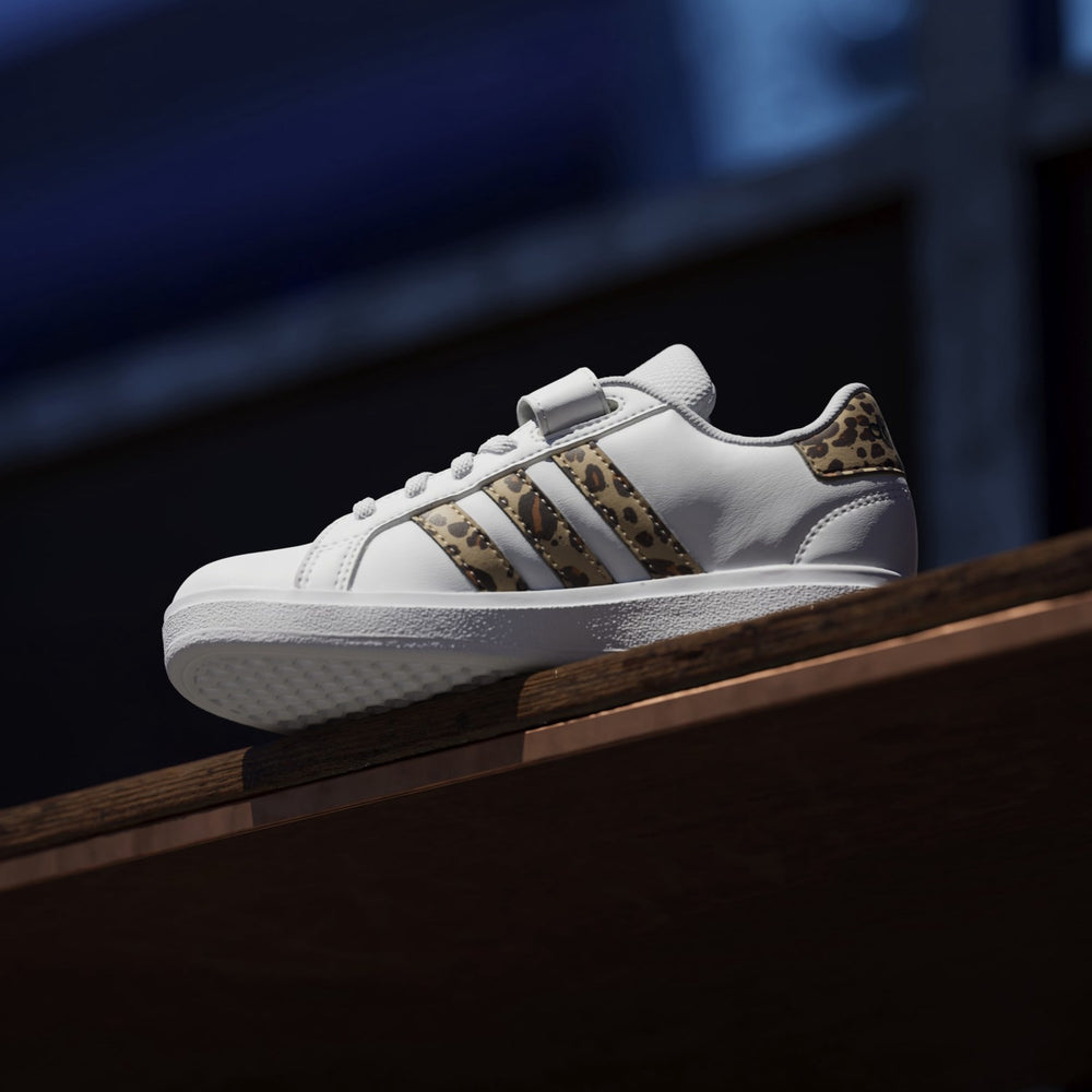 Køb adidas Originals Ftwr White/Magic Beige/Matte Gold Grand Court 2.0 El C Sneakers