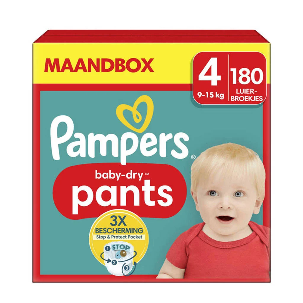 BandenMaat 4 maandbox - 180 luierbroekjes - 9kg-15kg