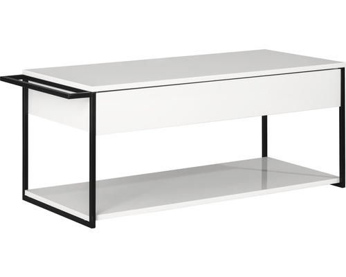Wastafelmeubel FACKELMANN New York BxHxD 108,5 x 43 x 47,5 cm Frontkleur wit hoogglans 84913