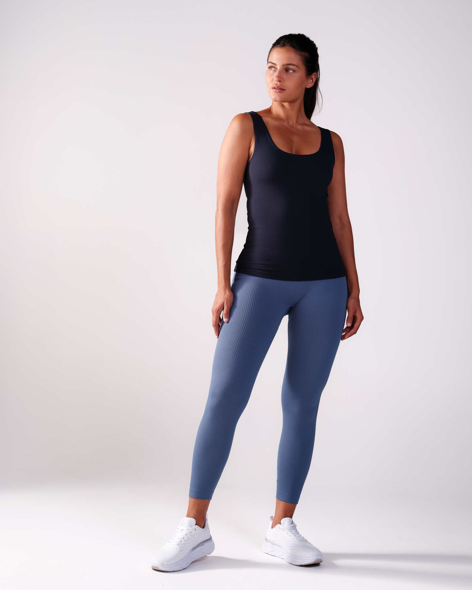 LEVITY Rib Tights Blue