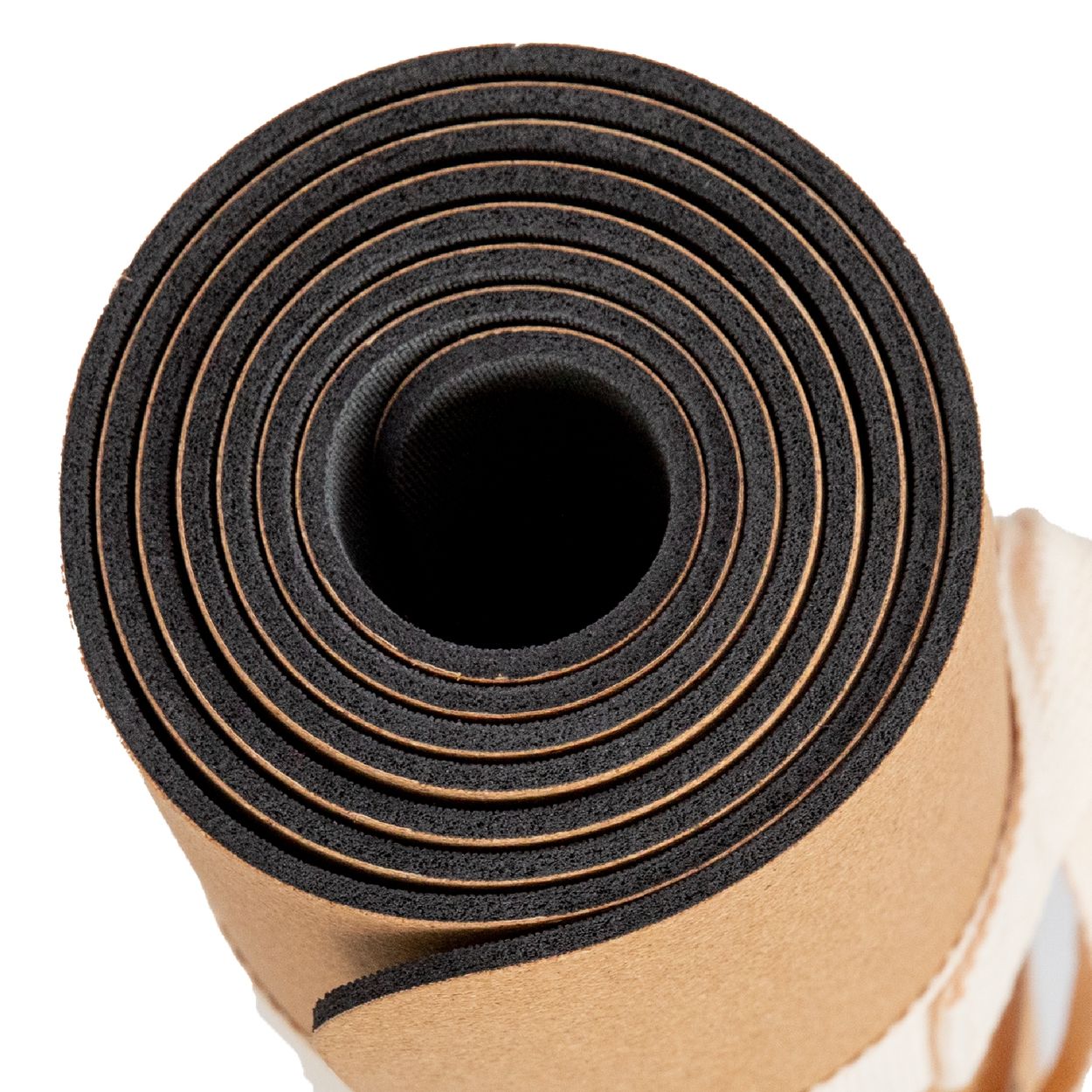 DIVASYA Kork Yogamatte mit Naturkautschuk