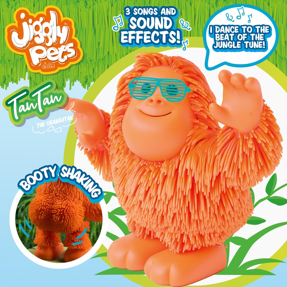Jiggly Pets Tan Tan der Orang-Utan