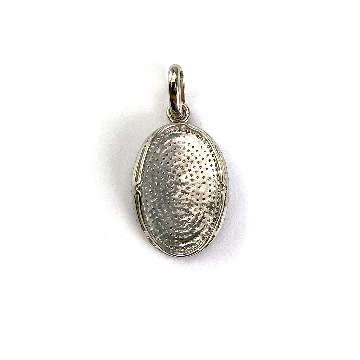 Pendentif d'occasion or 375 blanc diamants