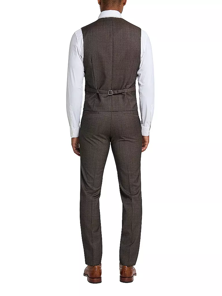 CG - CLUB OF GENTS Anzugweste Slim Fit PHILLIP braun