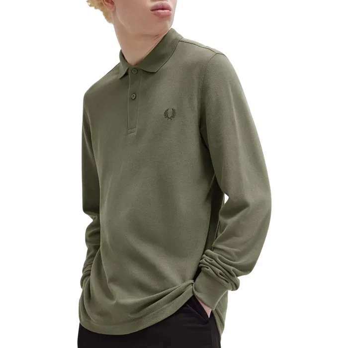 Fred Perry LS Plain Polo Heren