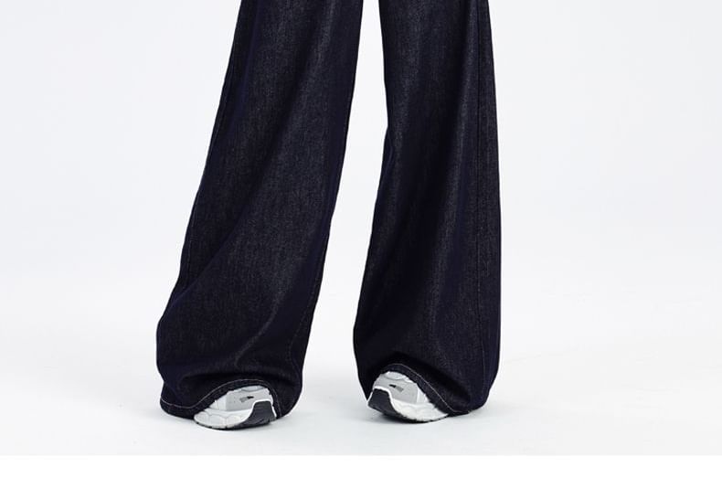 Notica - High Waist Washed Wide Leg Jeans