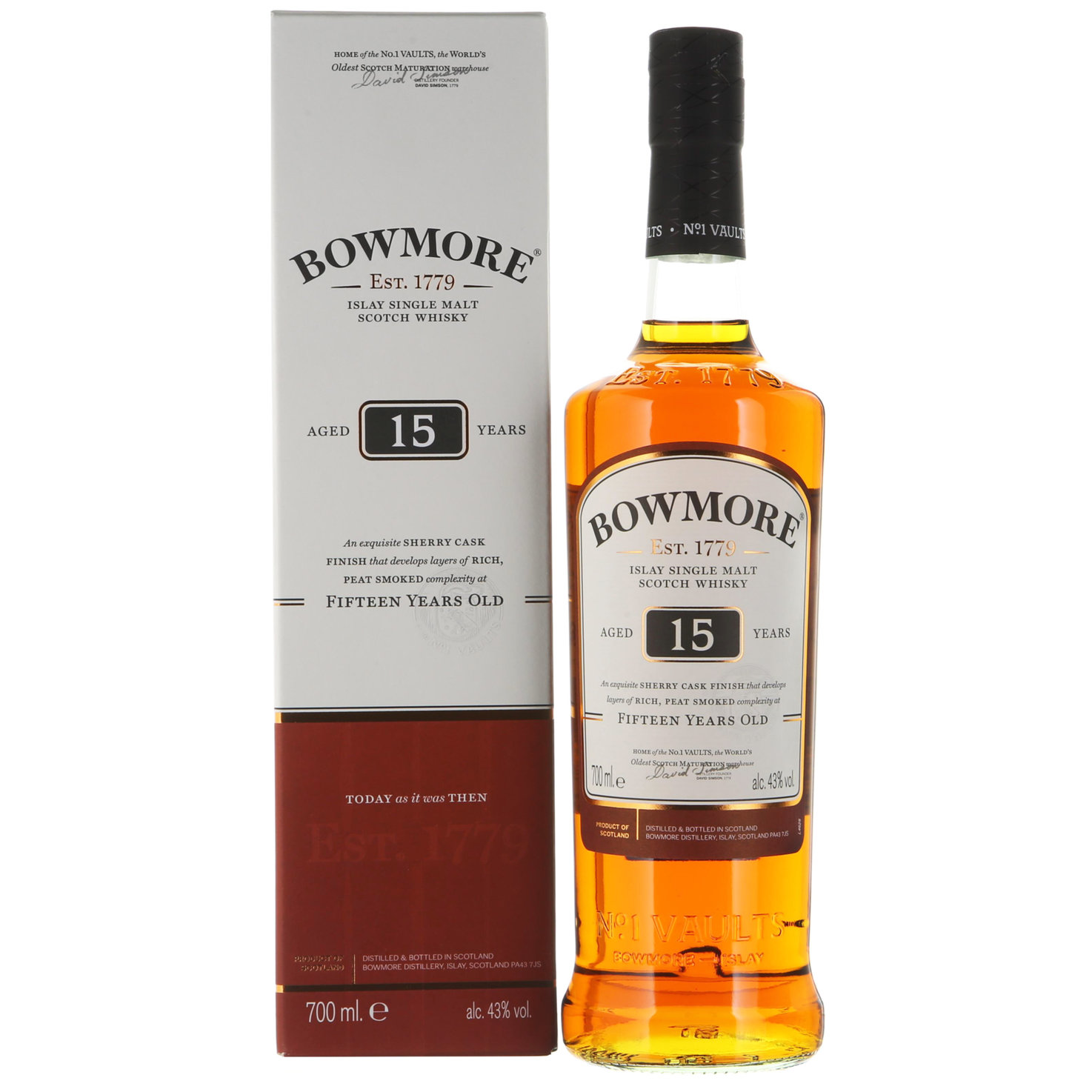 Bowmore Darkest Islay 15 Years -70cl