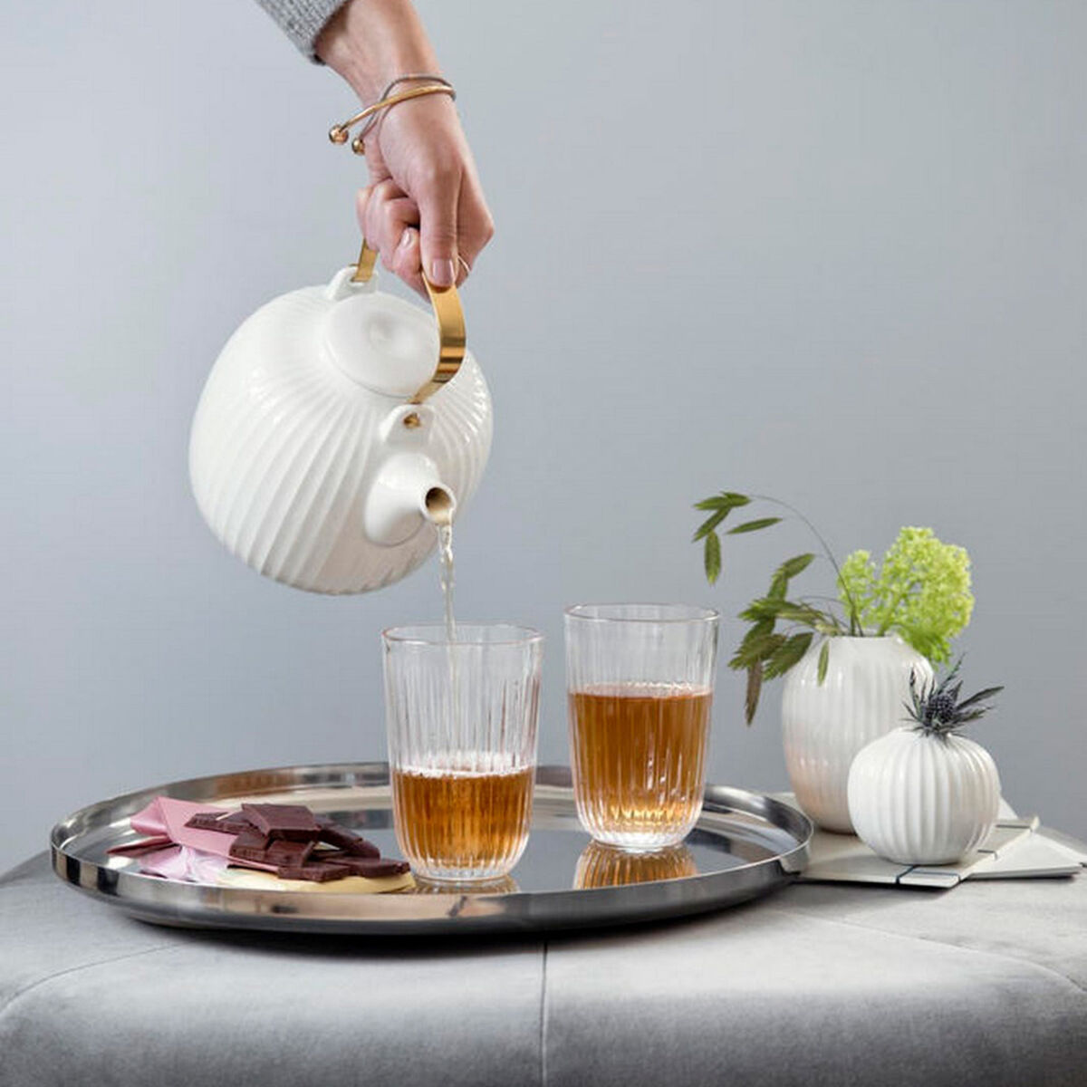 Hammershøi Tekanne 1,2 l Hvit