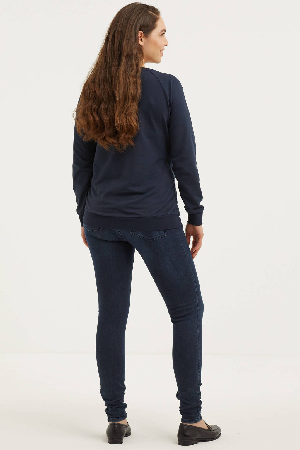 LOVE2WAIT low waist super skinny zwangerschapsjeans met katoen 063 - dark aged