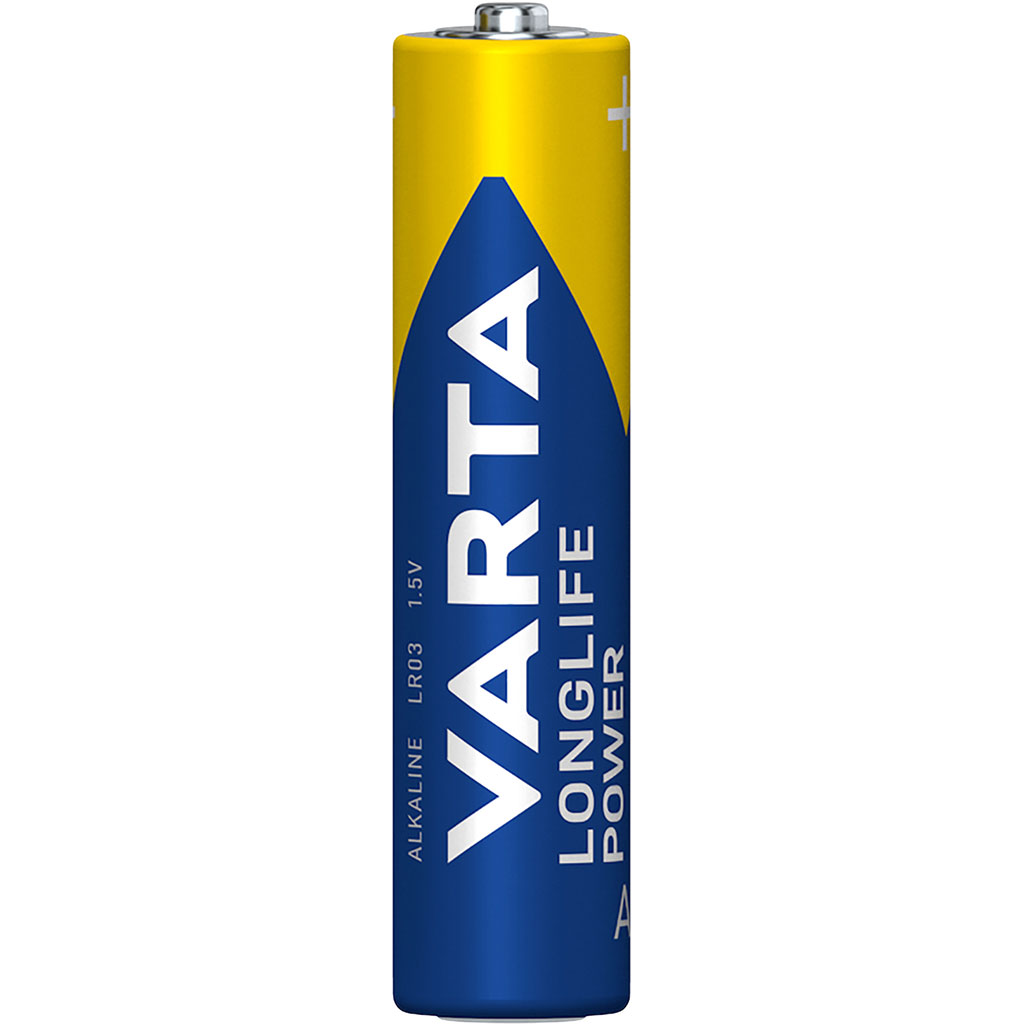 Lot de 4 piles VARTA high energy LR03