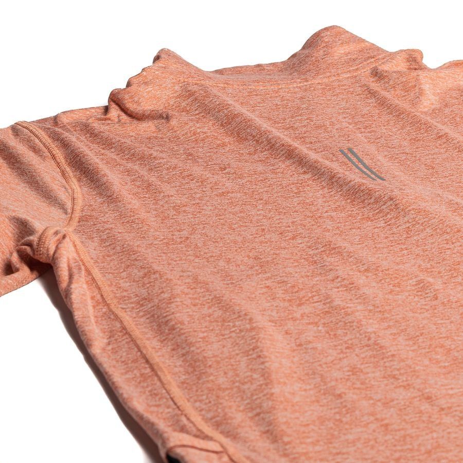 Nike Haut Running Dri-FIT Element - Orange/Argenté Femme