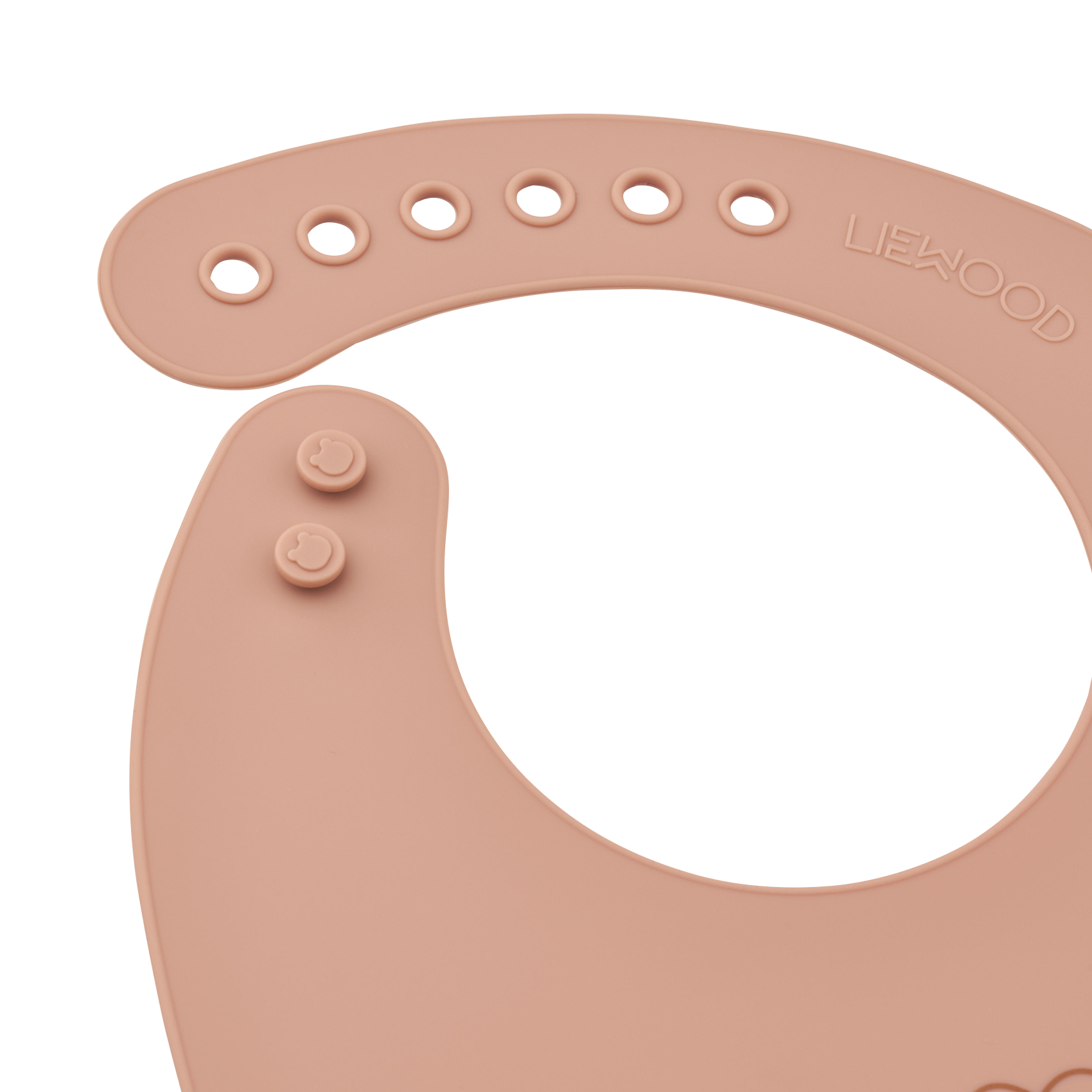 TILDA - Lot de 2 bavoirs en silicone | Beige
