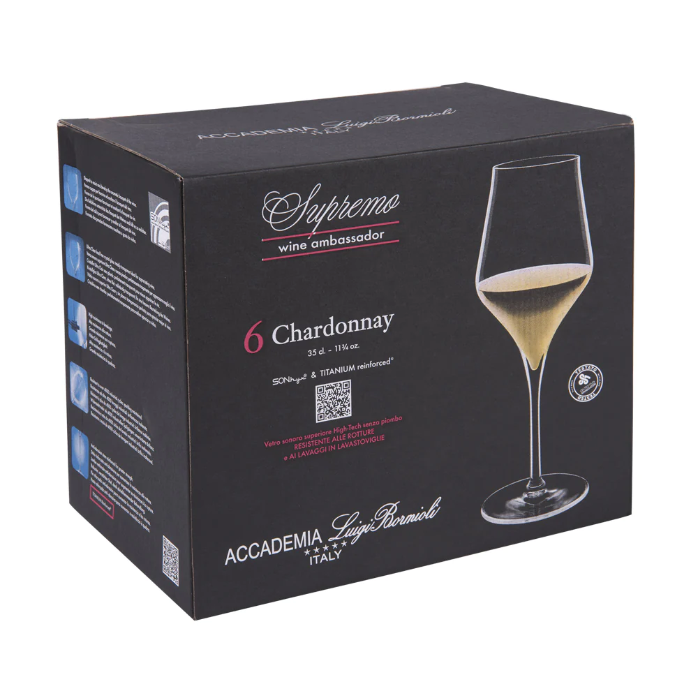Verre à Chardonnay Supremo 35 cl (lot de 6) Bormioli Luigi