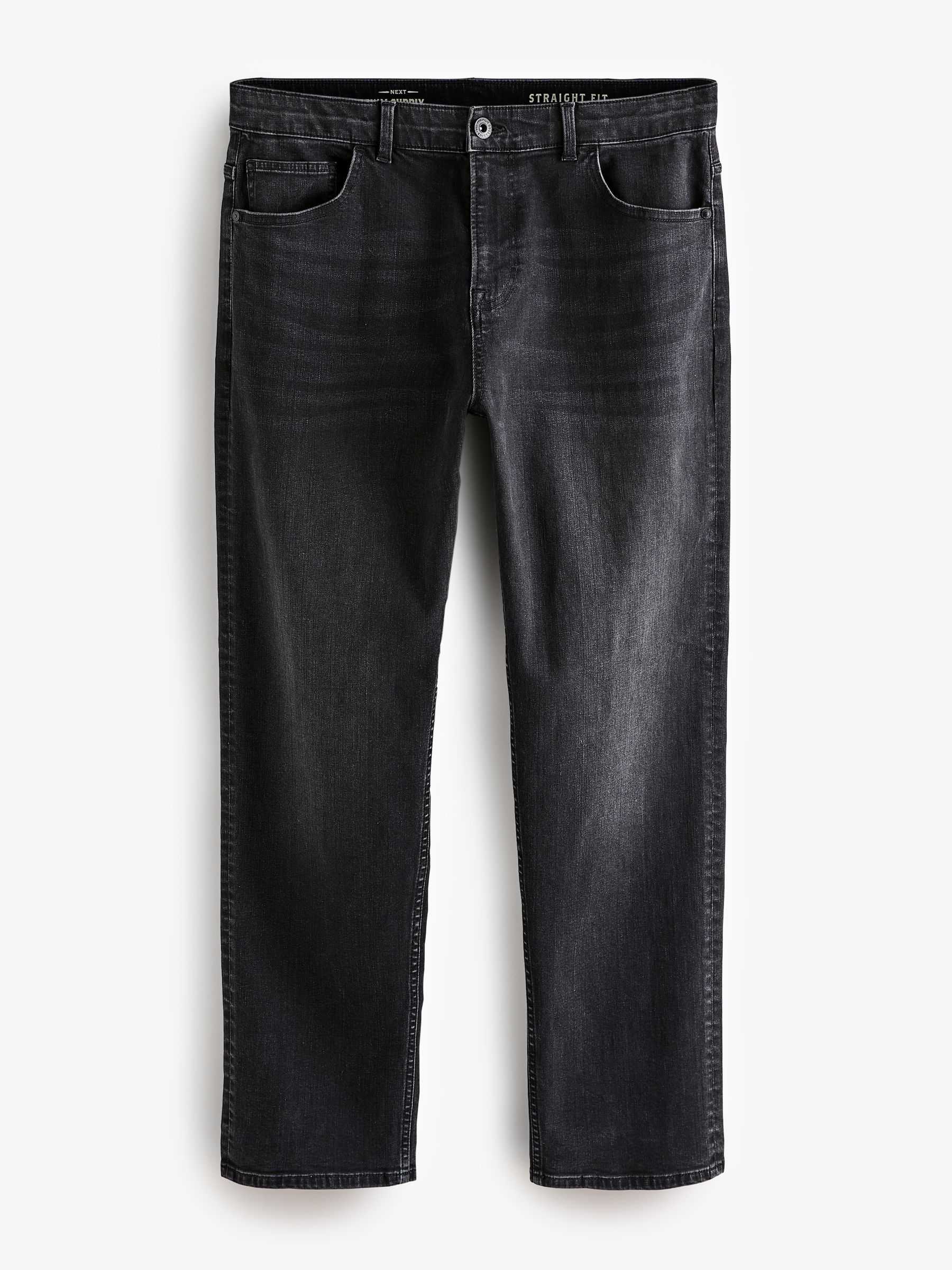 Zwart - Rechte, klassieke jeans met stretch