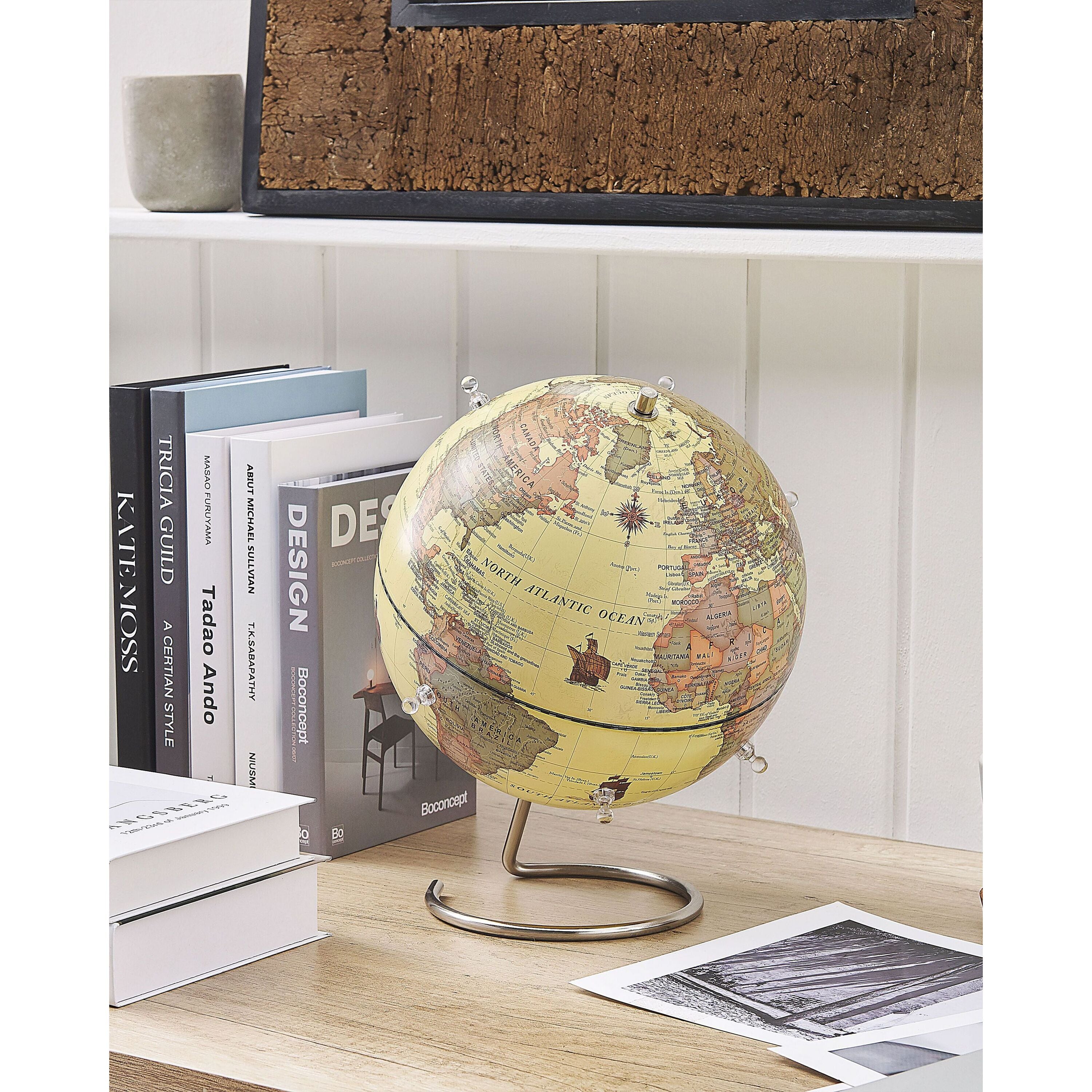 Beliani - CARTIER - Globe - Geel - Synthetisch materiaal