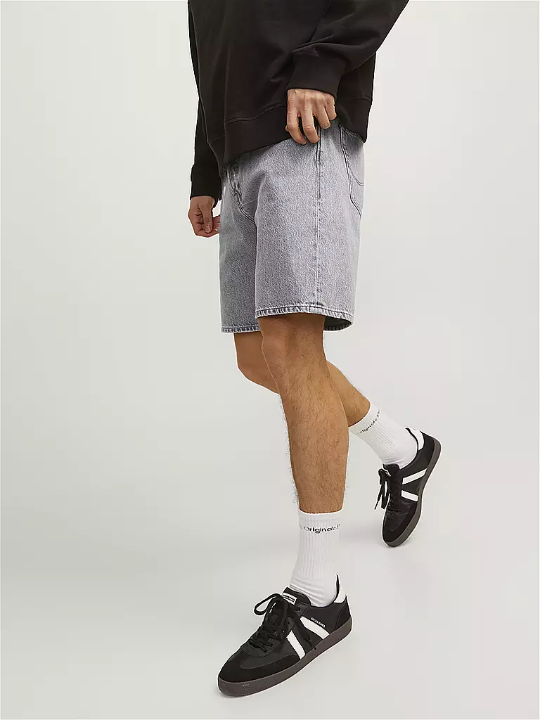 JACK & JONES Jeansshorts JJITONY hellgrau