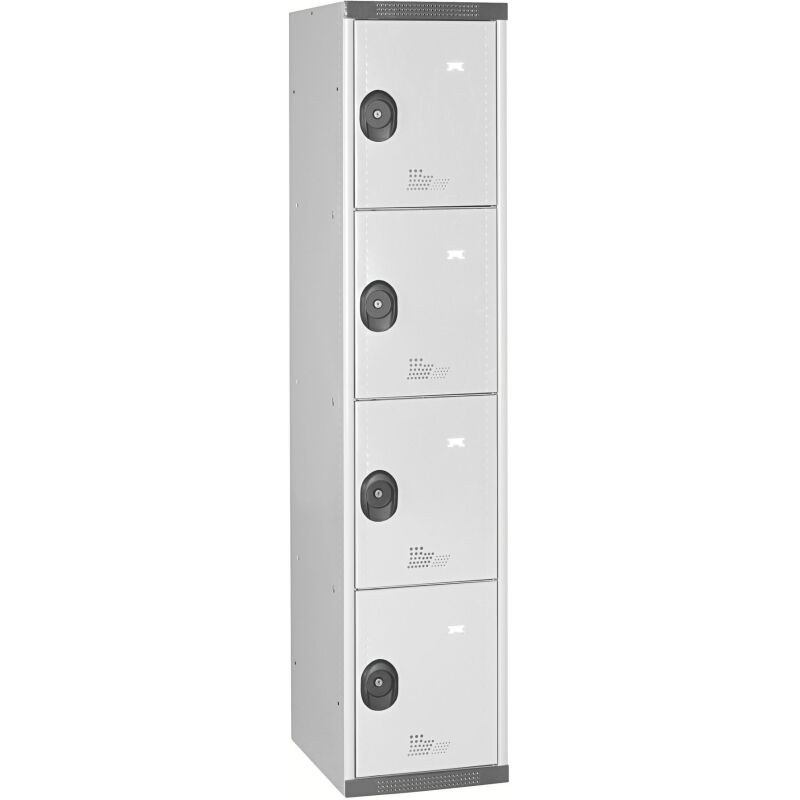 Vestiaire colonnes 4 cases monobloc