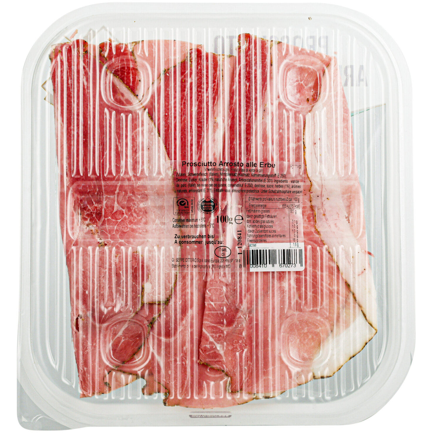 Citterio Tagliofresco Prosciutto arrosto alle erbe