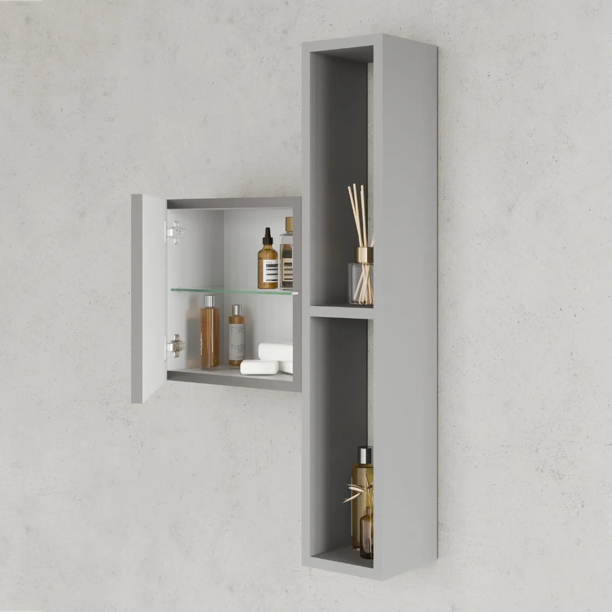 Kiamami Valentina Armoire Murale 30 cm Couleur Colombe