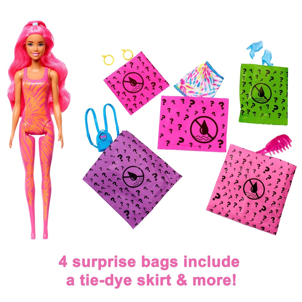 Barbie Colour Reveal Neon Tie-Dye Puppensortiment