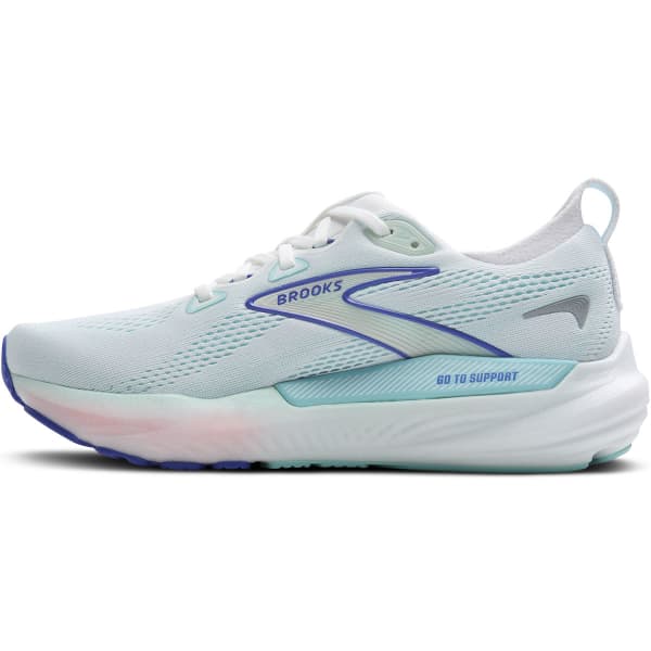 Chaussure running BROOKS GLYCERIN GTS 22 W WHITE/LIMPET SHELL/AMPARO BLUE