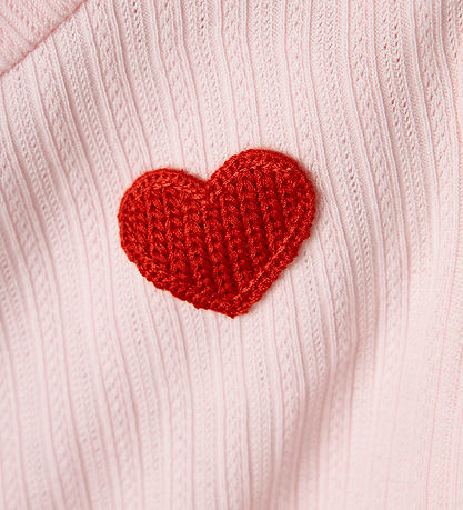 Name It Bluse - Rib - NmfDlove - Ballerina m. Lochmuster