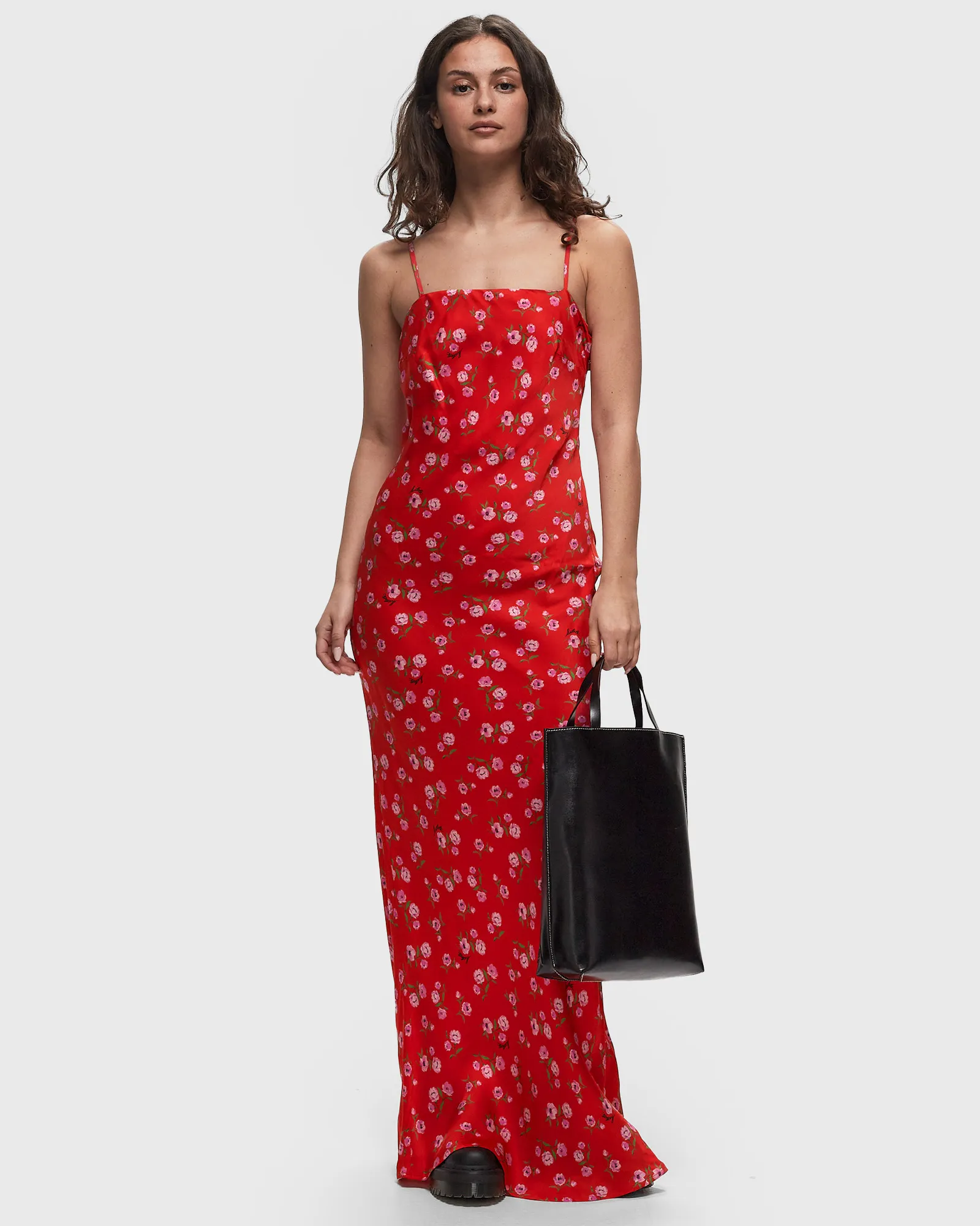 ROTATE Birger Christensen PRINTED MAXI DRESS