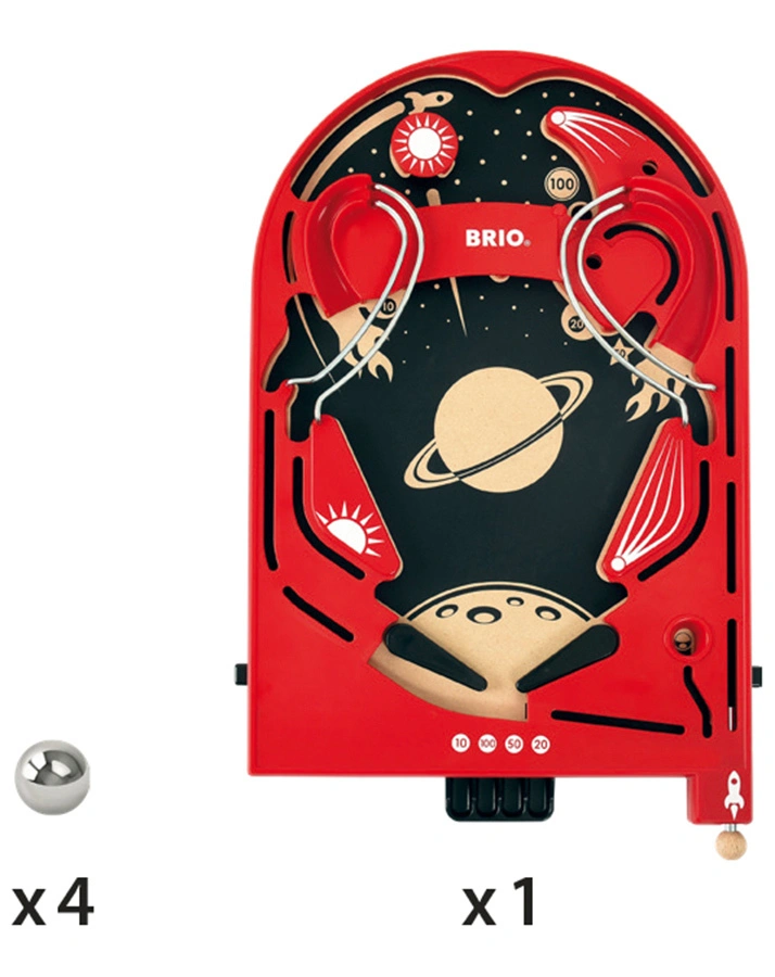 Tisch-Flipper SPACE SAFARI aus Holz