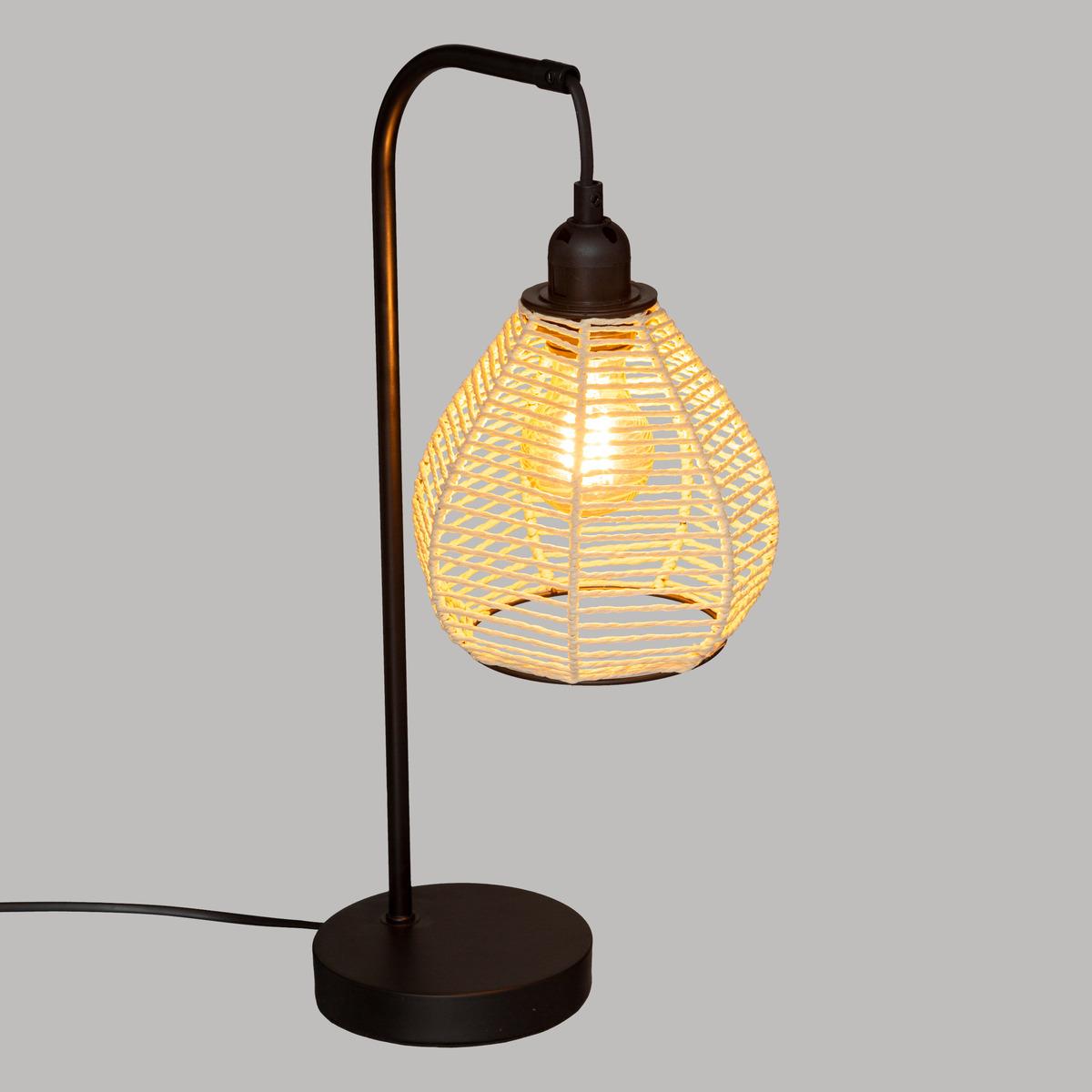 LAMPE ARC DELIA NATUREL H.47.5CM