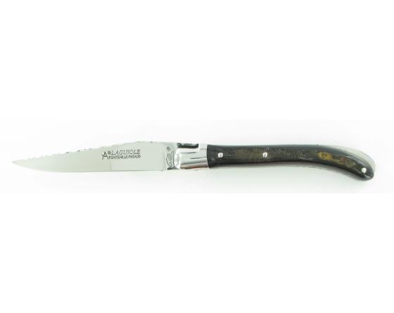 Laguiole Pocket Buffle Brut 14C28 Couteau de Poche - Laguiole par Fontenille Pataud