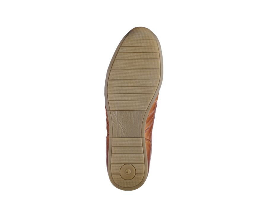Sneakers homme Cognac patiné - BOCKARA