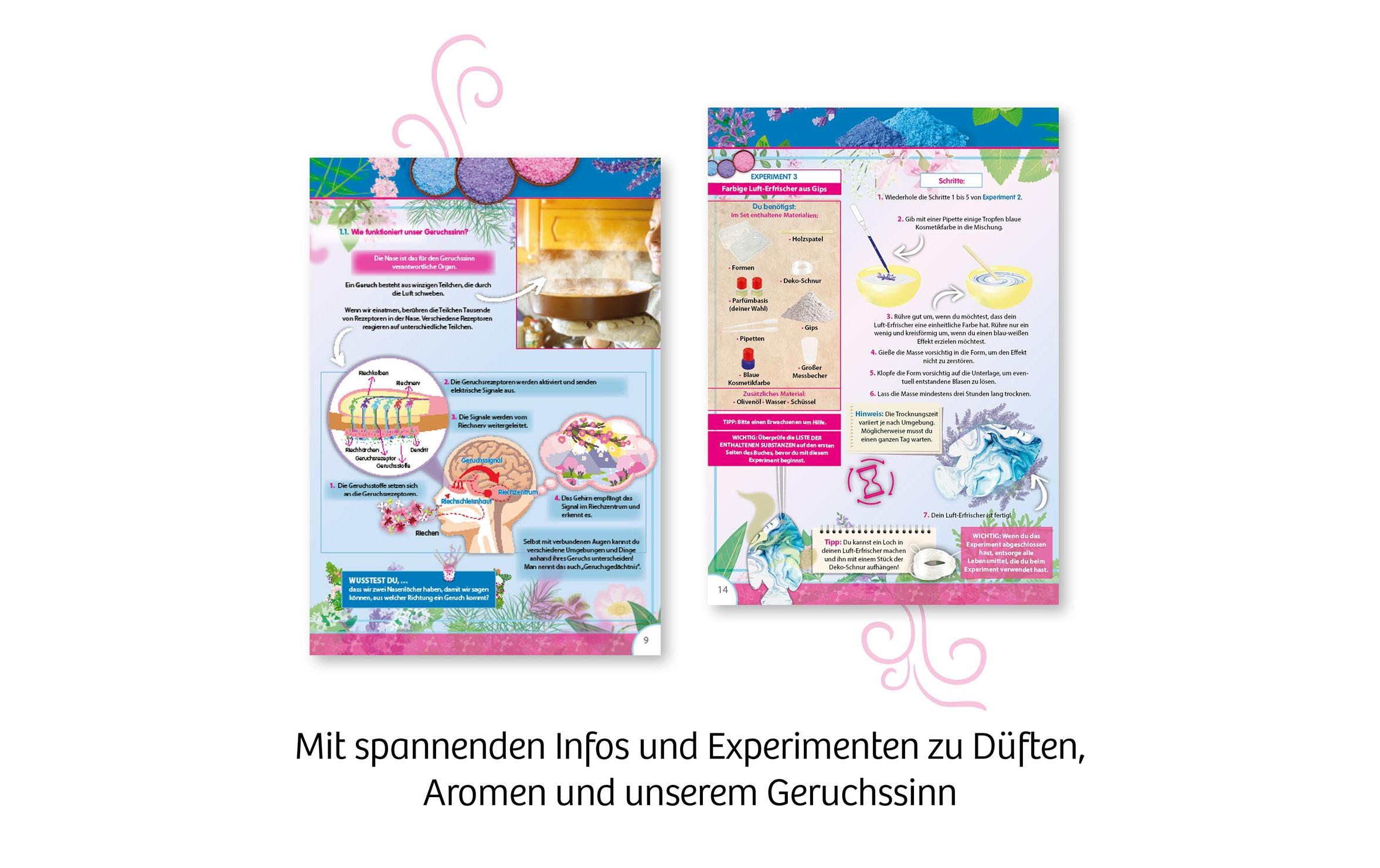 Experimentierkasten Duft-LaborErforschen Sie die Welt der Gerüche