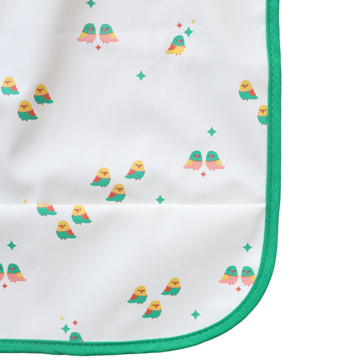 Bavoir imperméable oiseaux - Les Inséparables Petit toi