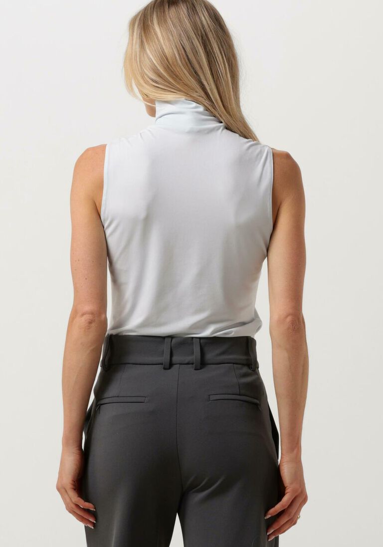 VANILIA lichtblauwe vanilia top basic sleeveles