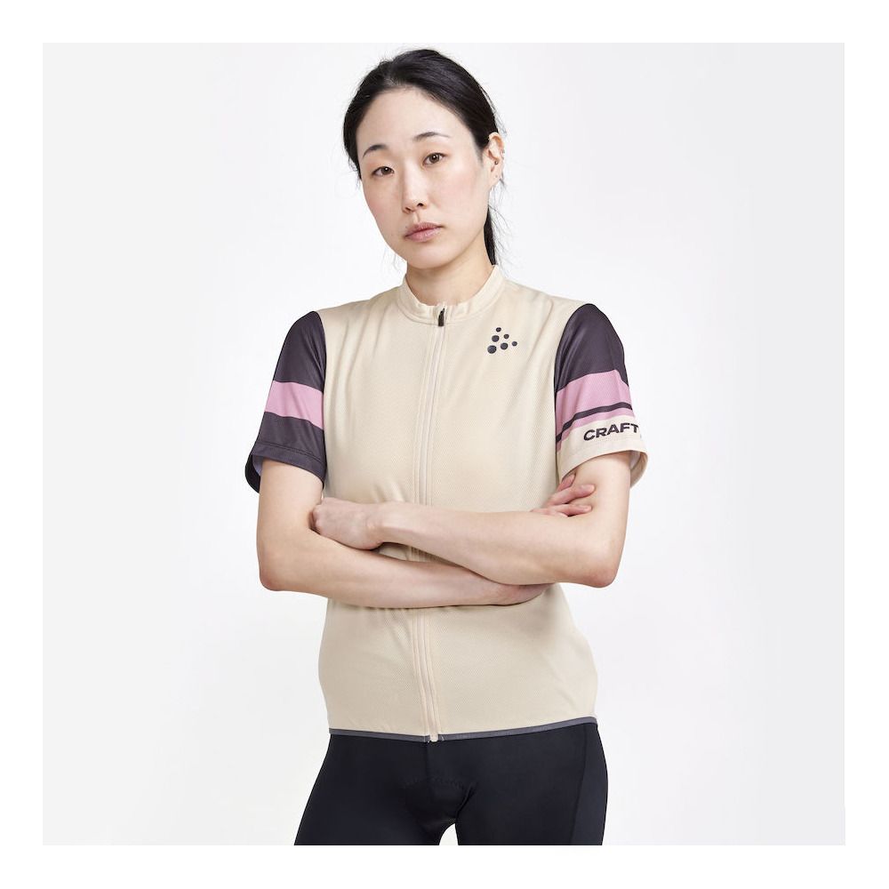 Craft CORE ENDUR LOGO - Maillot Femme ecru/slate