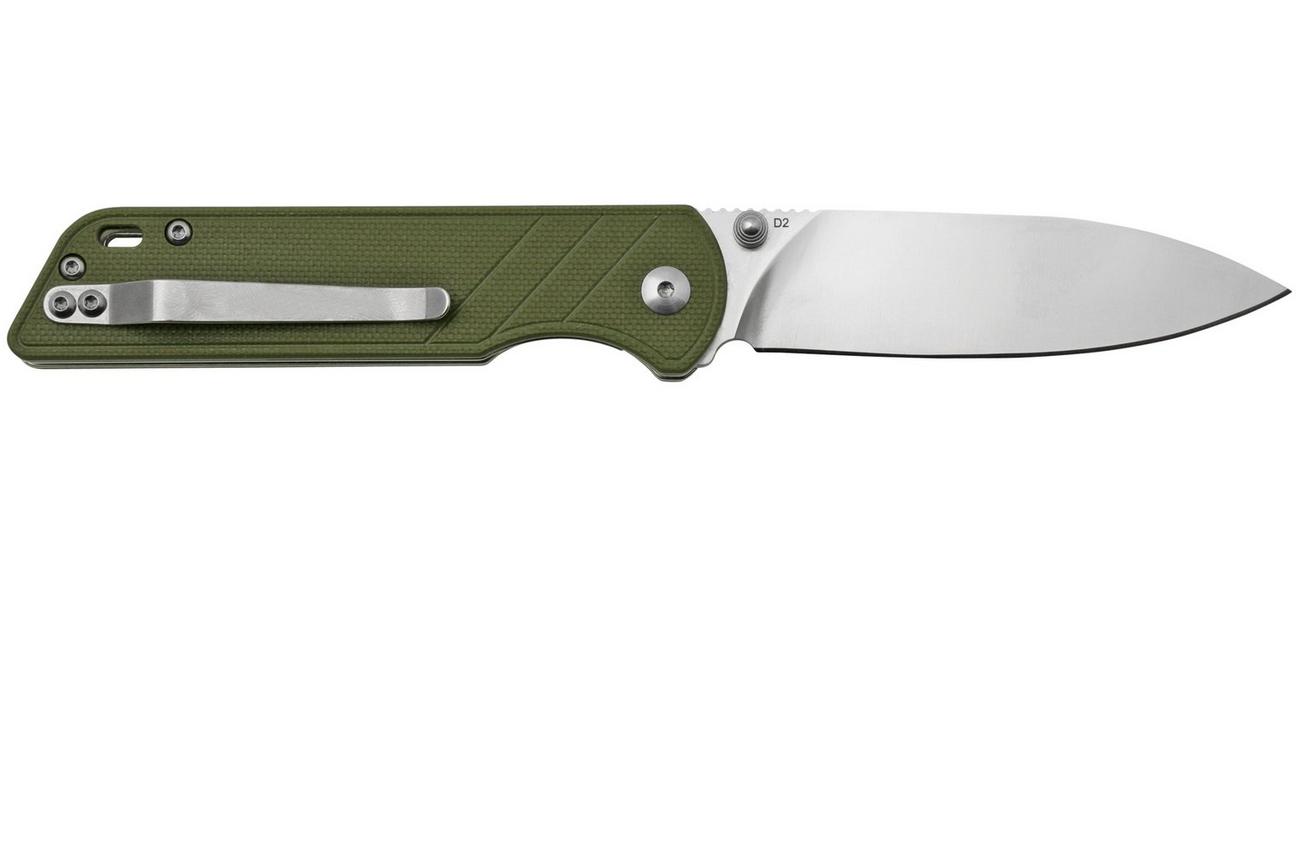 QSP Knife Parrot V2 QS102-B OD Green G10, zakmes