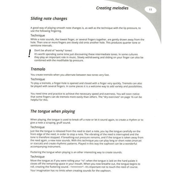 Matthias Kraft Verlag Xaphoon Song Book English