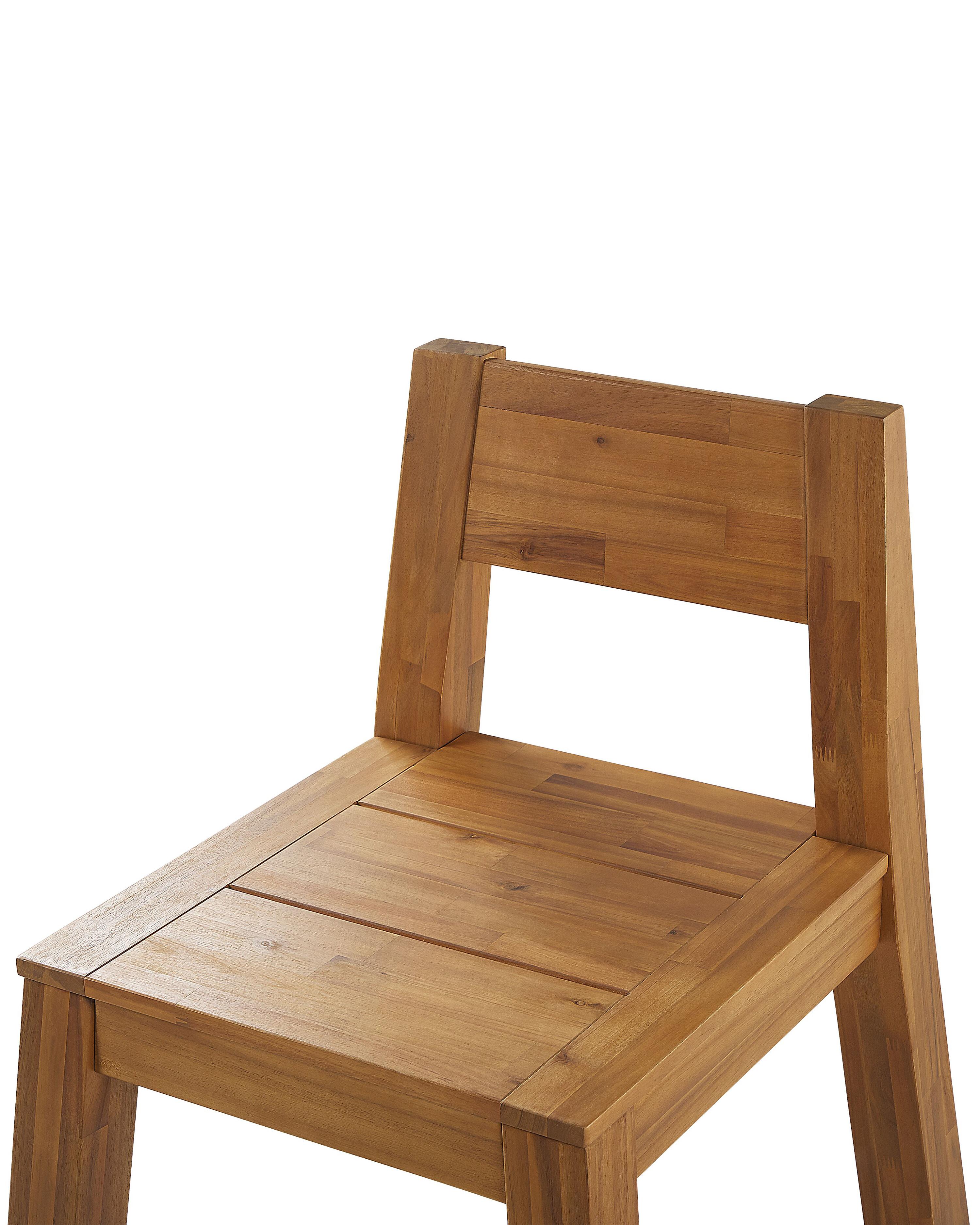 Tuinstoel LIVORNO Acaciahout Bruin