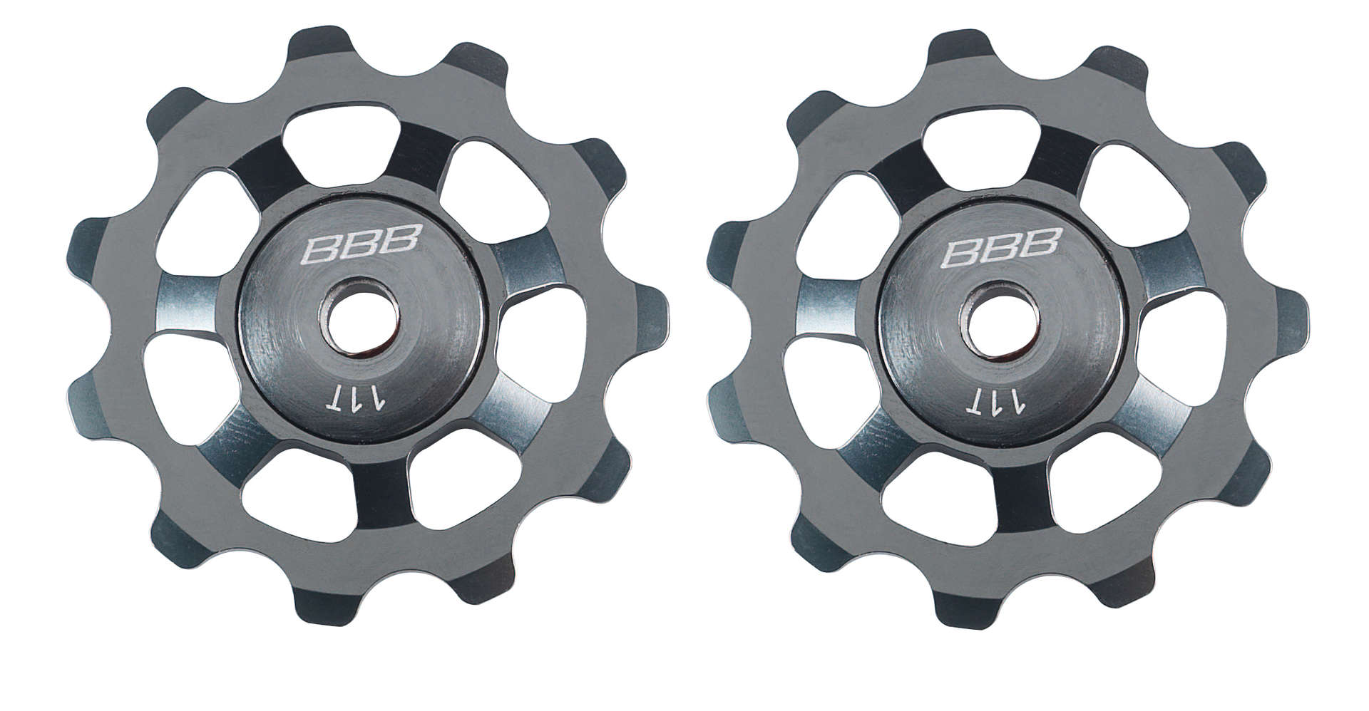 BBB Cycling AluBoys BDP-21 11T Aluminium Derailleurwieltjes Grijs