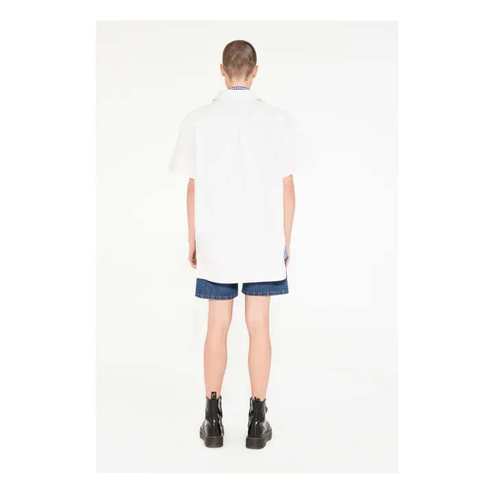 Margaux Lonnberg Chemise Folk Denim | Blanc