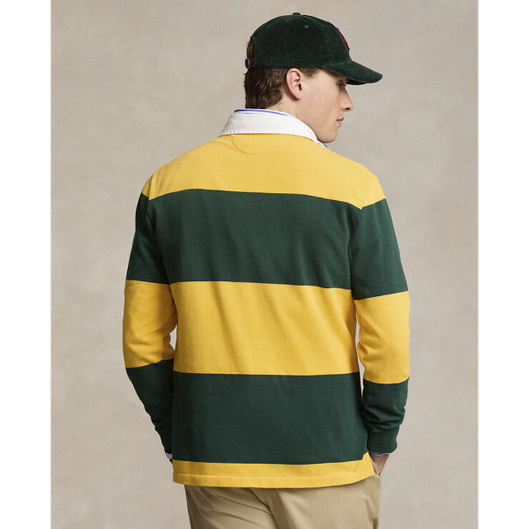 Polo Ralph Lauren AUTHENTC RUGBY JRSY-LSL-RUG Moss agate/gold bugle