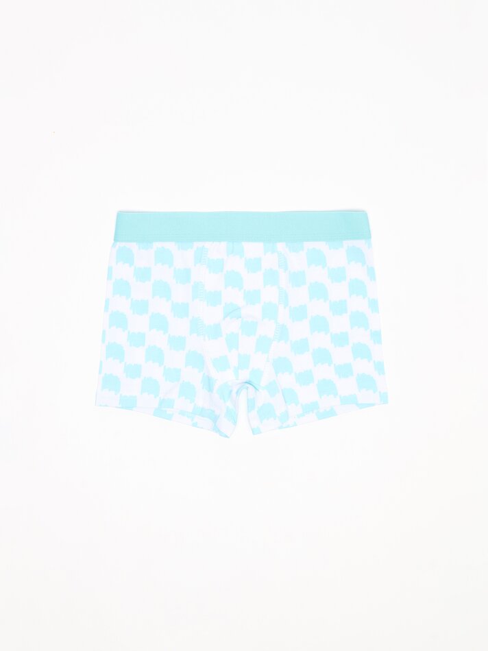 Pacote com 7 cuecas boxer estampadas - Cores Variadas