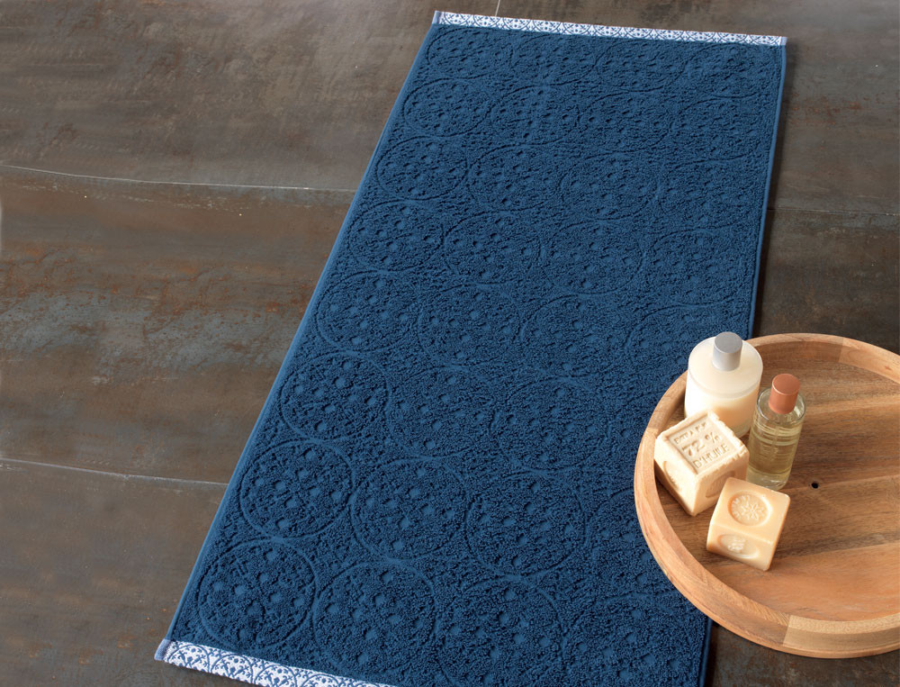 Tapis de bain-Les bleus de Nîmes