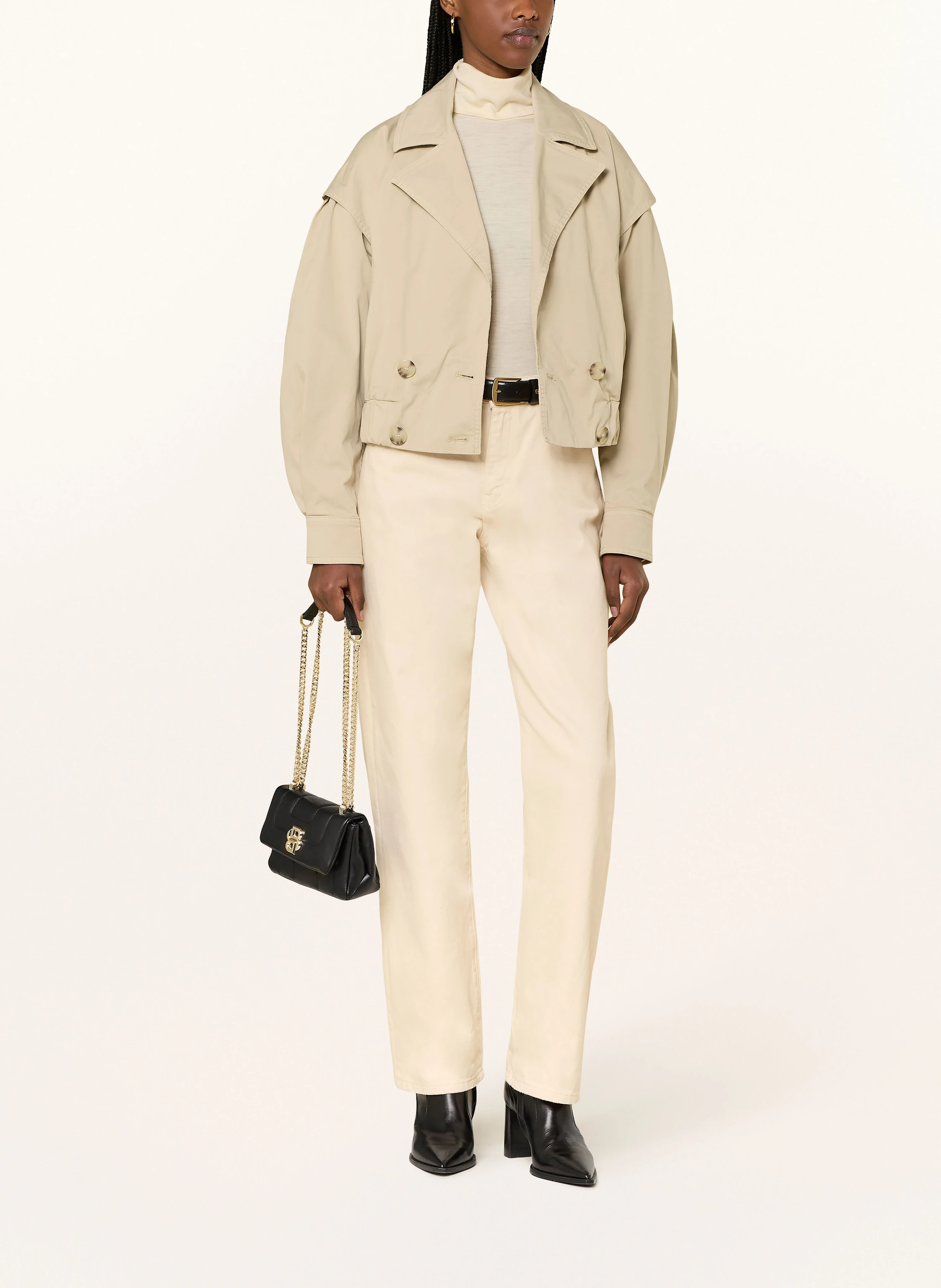 BOSS Cropped-Trenchcoat COTRENI